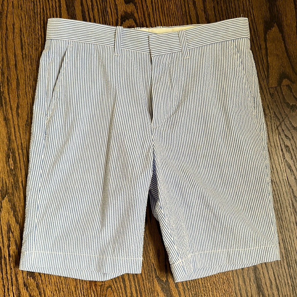 Crewcuts shorts NWOT - size 10 in seersucker 🤍💙